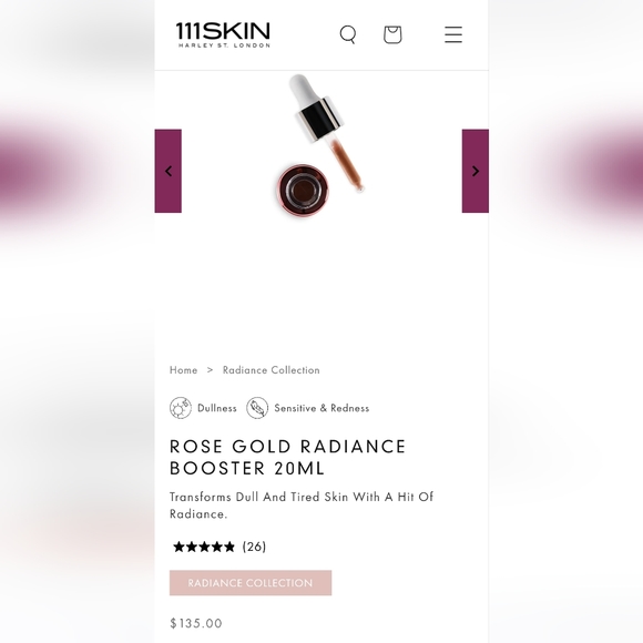 111 SKIN ROSE GOLD RADIANCE BOOSTER - Picture 2 of 5